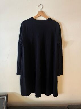 COS Navy Blue Wool Mini Dress